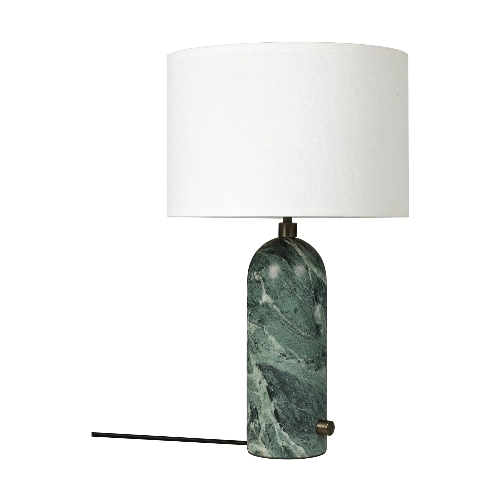 Gravity S table lamp, Emerald marble-white GUBI
