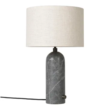 Gravity S table lamp - grey marble-canvase - GUBI