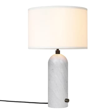 Gravity S table lamp - white marble-white - Gubi