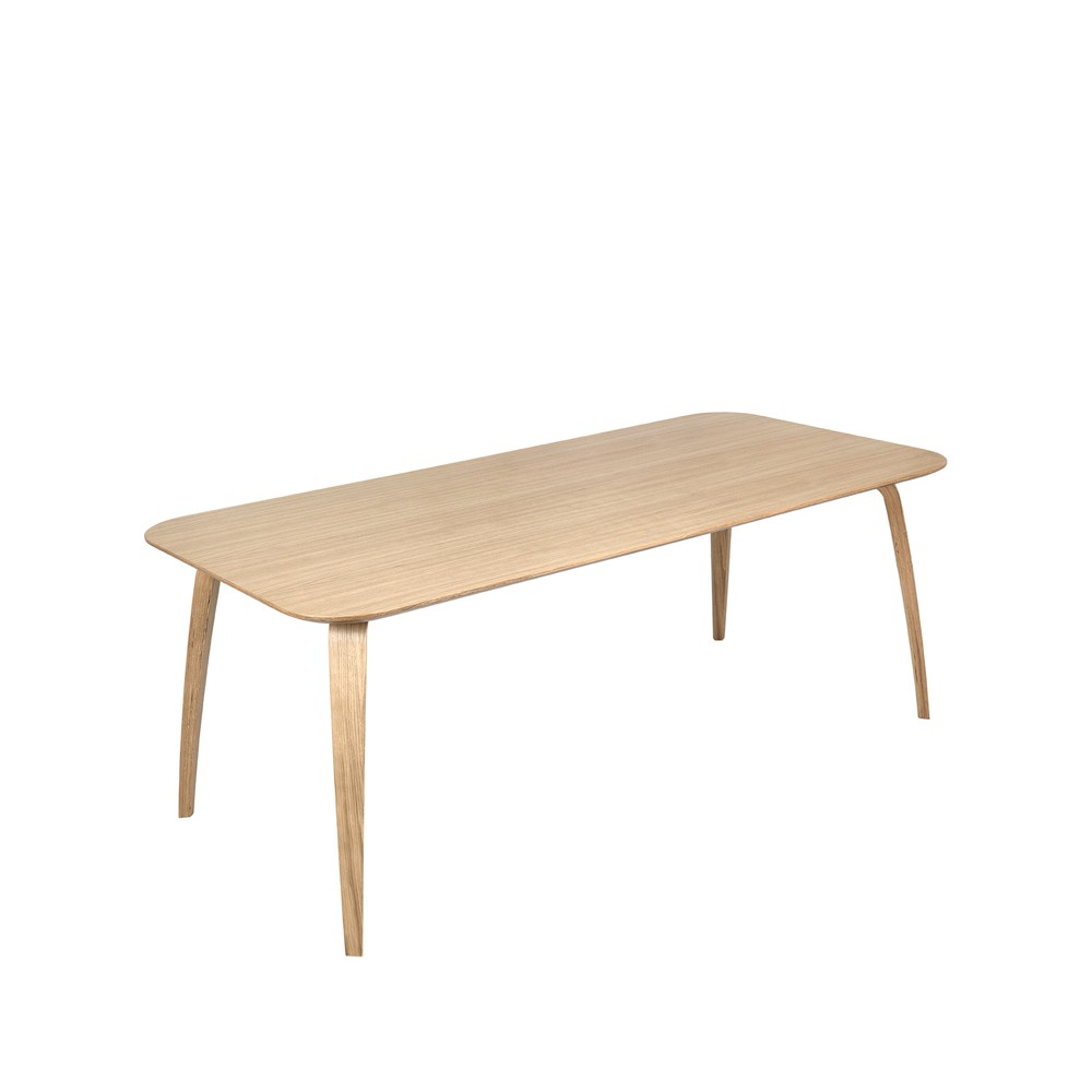 Gubi rectangular dining table Oak | Scandinavian Design | Dining tables | Beige