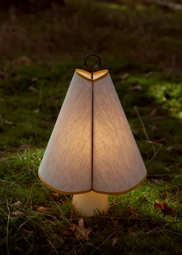 Hornbæk portable table lamp - Poppy yellow - GUBI