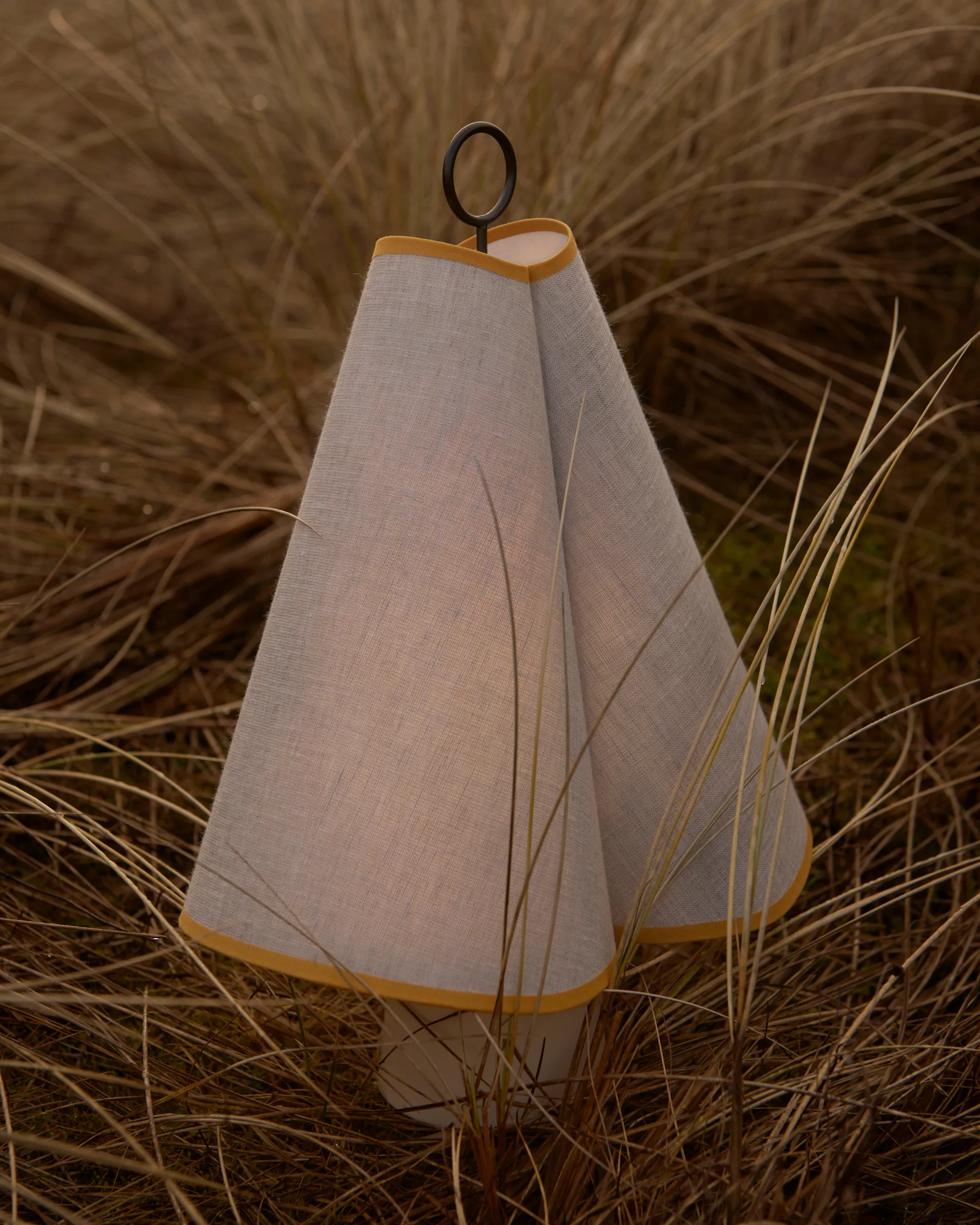 Hornbæk portable table lamp, Poppy yellow GUBI