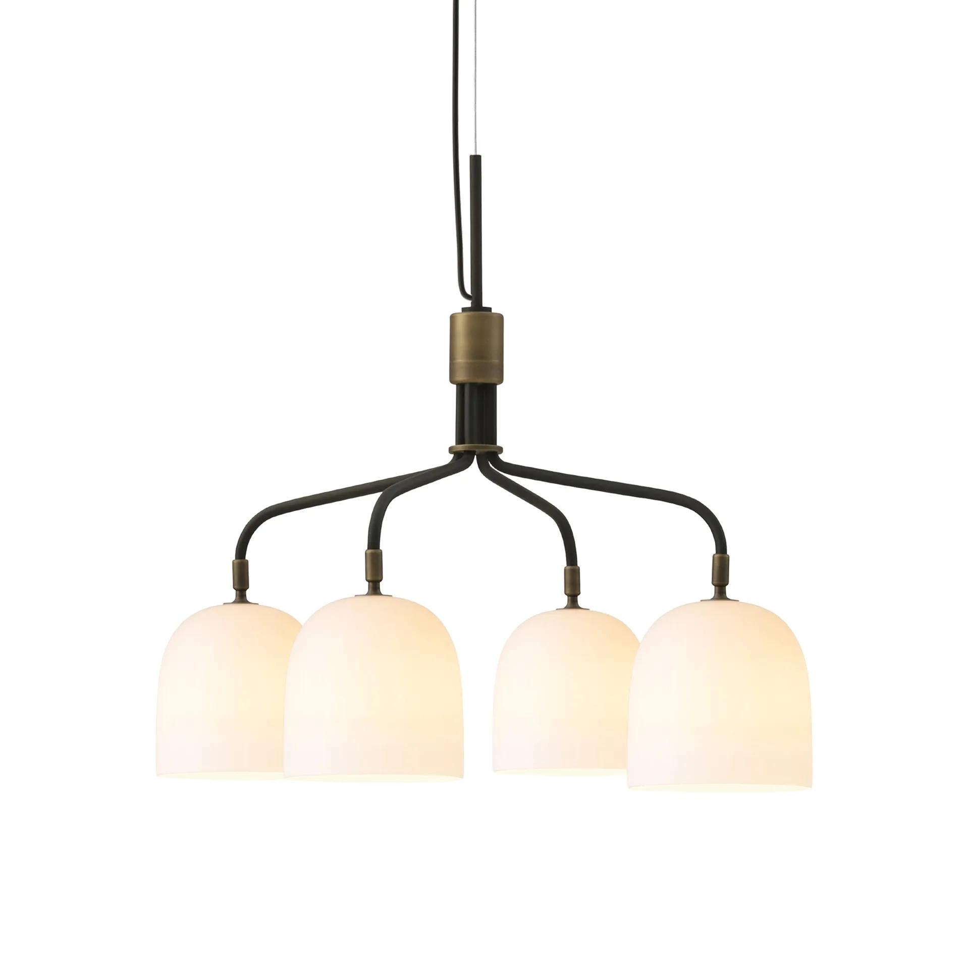 Howard chandelier 4 short arms, Bone china GUBI