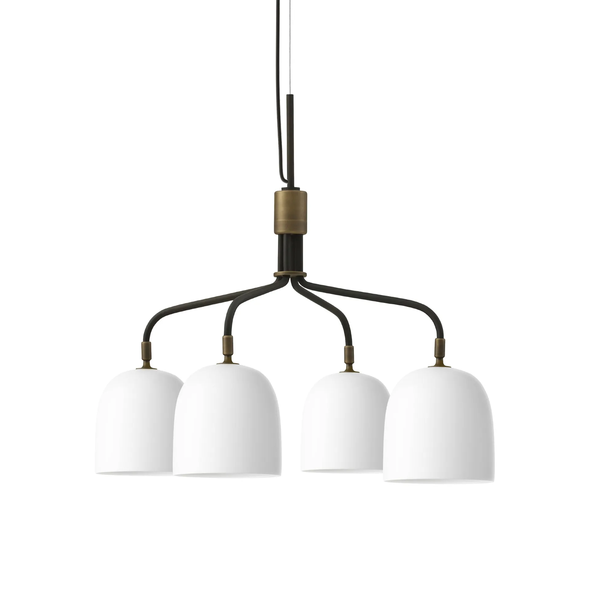 Howard chandelier 4 short arms, Bone china GUBI