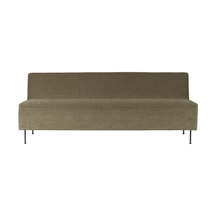 Modern Line 2-seat sofa - Belsuede special FR 002-black - Gubi