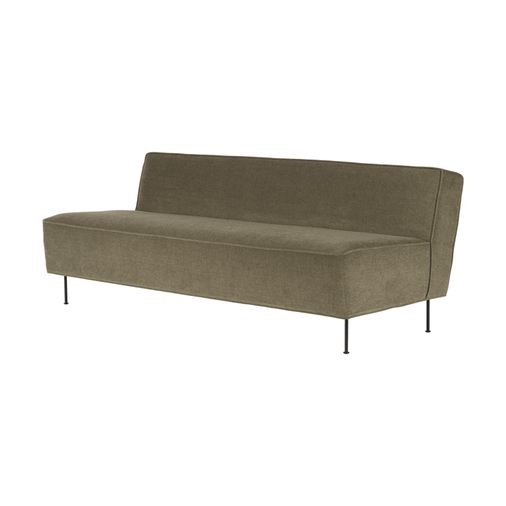 Modern Line 2-seat sofa - Belsuede special FR 002-black - GUBI