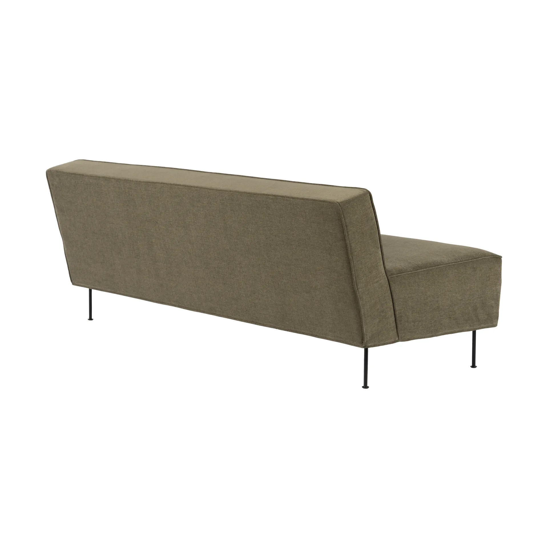 Modern Line 2-seat sofa, Belsuede special FR 002-black GUBI