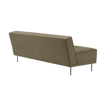 Modern Line 2-seat sofa - Belsuede special FR 002-black - GUBI