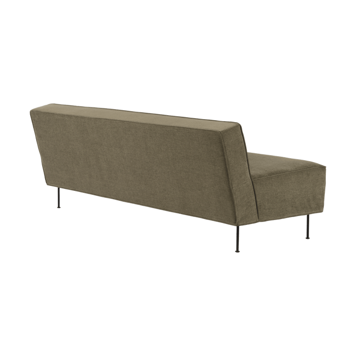 Modern Line 2-seat sofa - Belsuede special FR 002-black - GUBI