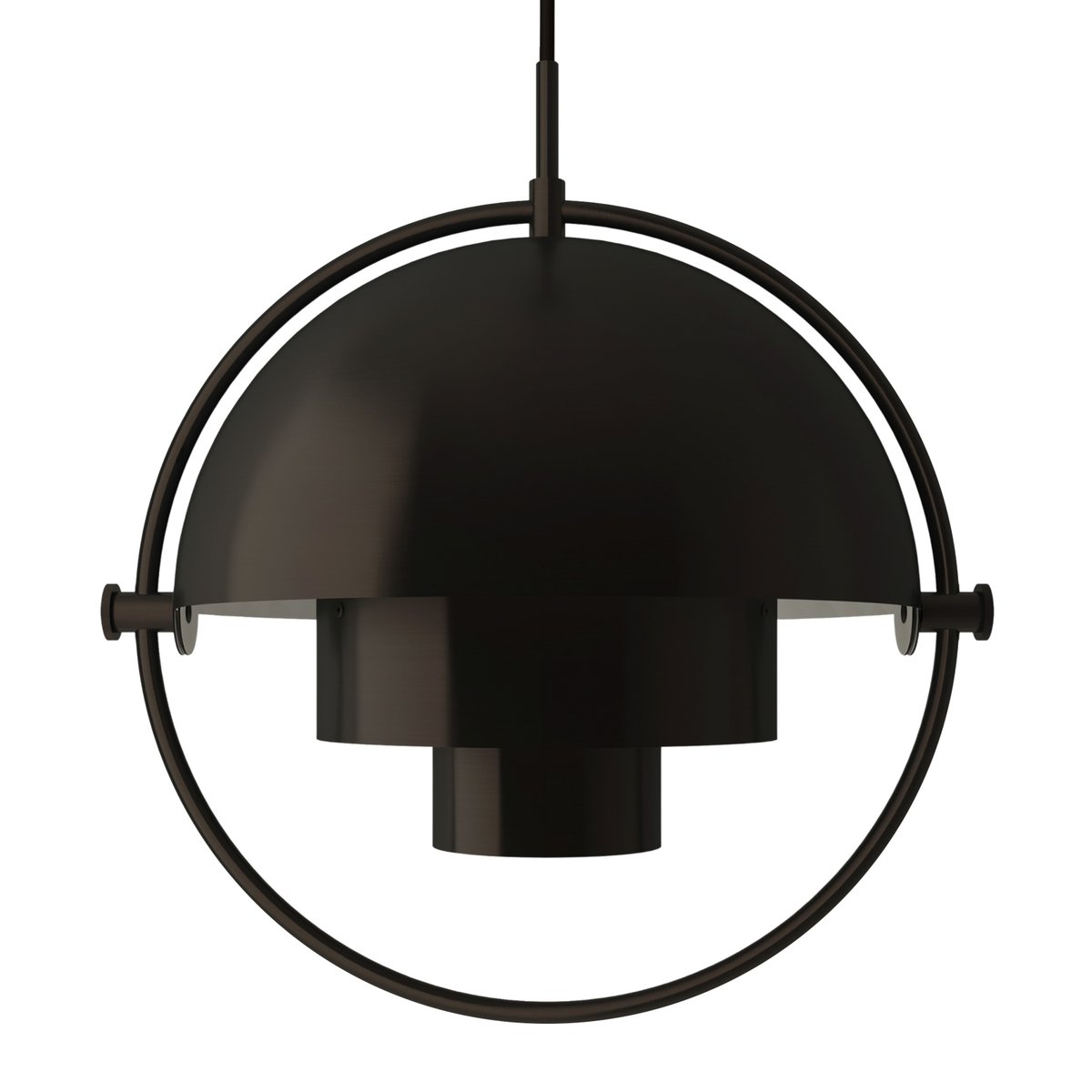 GUBI Multi-Lite ceiling lamp Antique brass | Scandinavian Design | Pendant lamps | Black