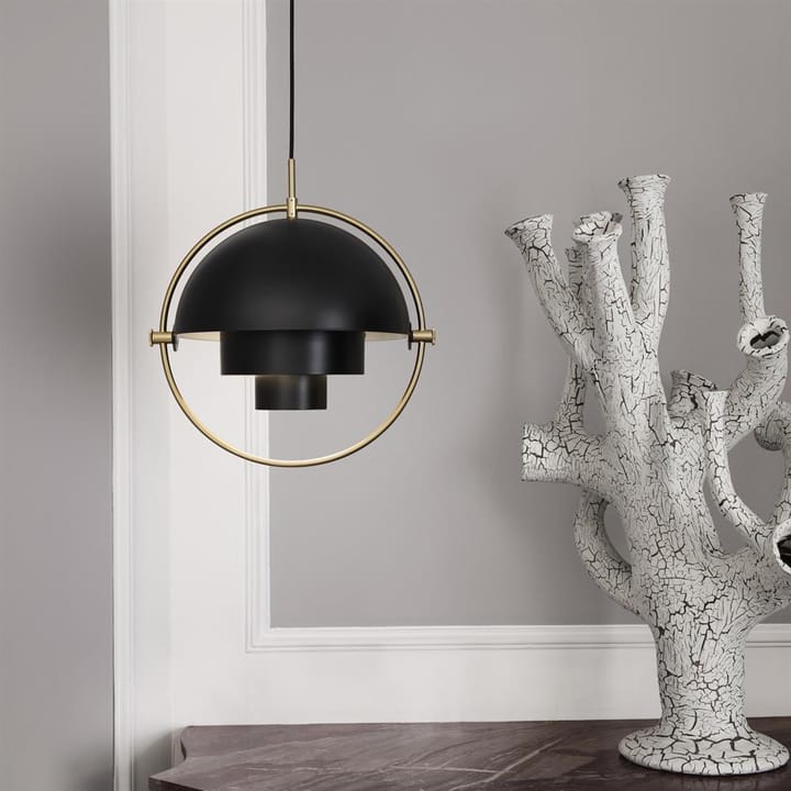 Multi-Lite ceiling lamp - brass-coal black - GUBI