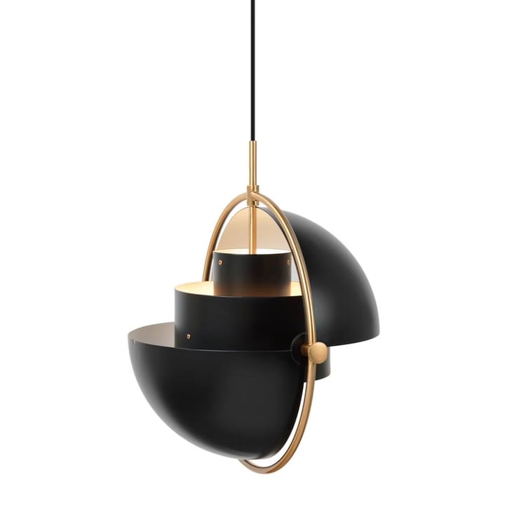 Multi-Lite ceiling lamp - brass-coal black - GUBI