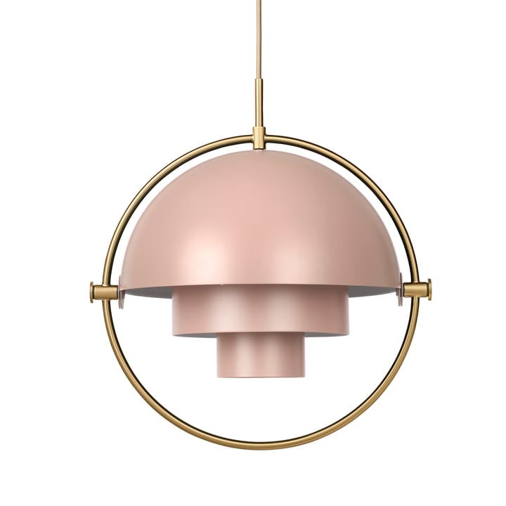 Multi-Lite ceiling lamp - brass-pink - Gubi