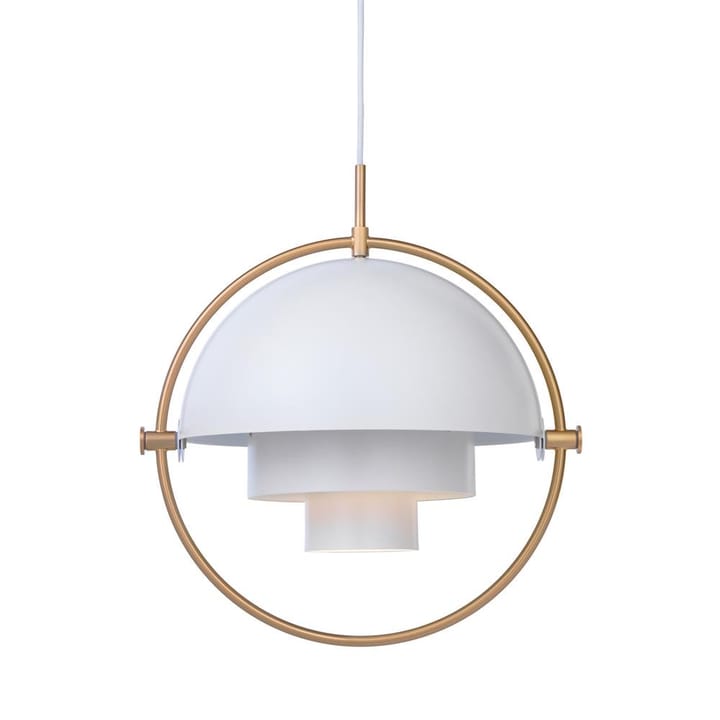 Multi-Lite ceiling lamp - brass-white - Gubi