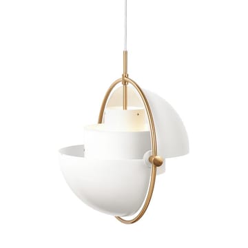Multi-Lite ceiling lamp - brass-white - Gubi