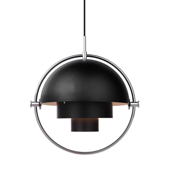 Multi-Lite ceiling lamp - chrome-black - GUBI