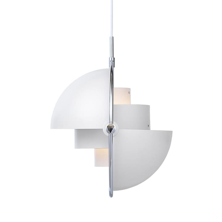 Multi-Lite ceiling lamp - chrome-white - GUBI