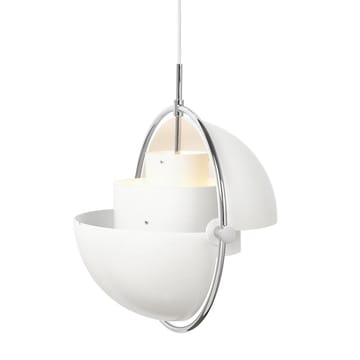 Multi-Lite ceiling lamp - chrome-white - GUBI