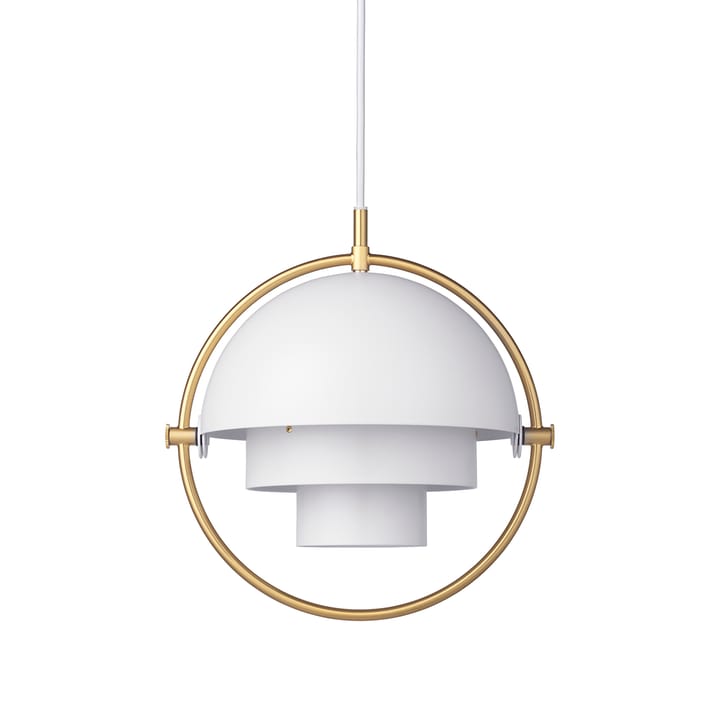 Multi-Lite ceiling lamp small - brass-white - GUBI