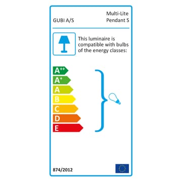 Multi-Lite ceiling lamp small - brass - Gubi