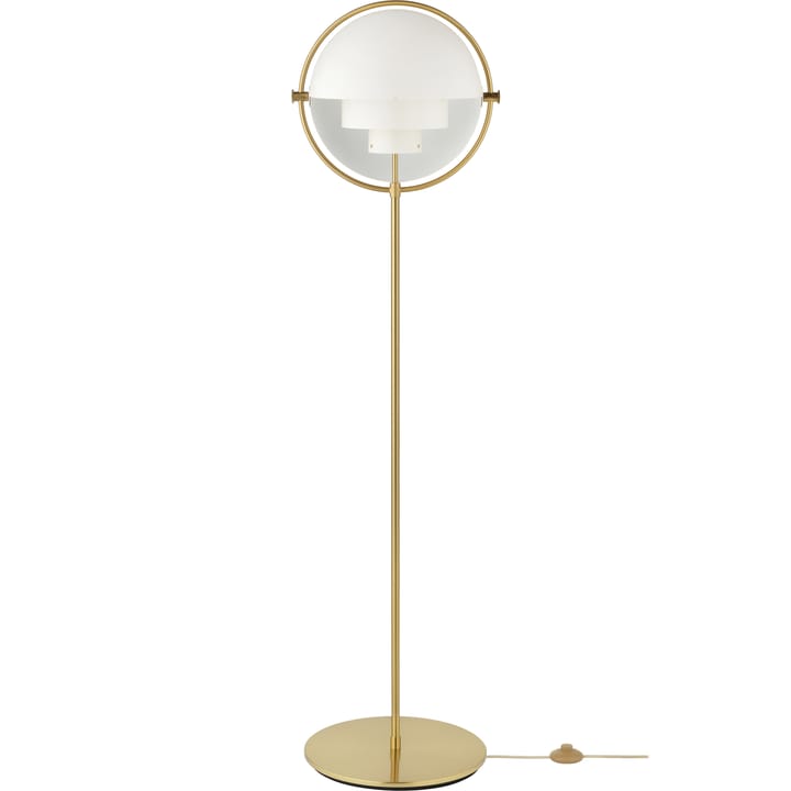 Multi-Lite floor lamp - Brass-white - GUBI