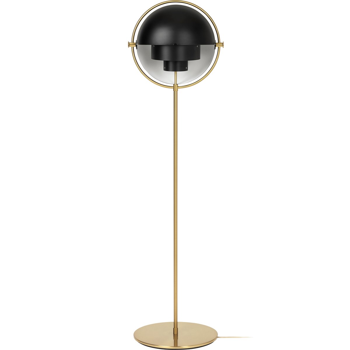 GUBI Multi-Lite floor lamp Bronze-black | Scandinavian Design | Floor lamps | Black