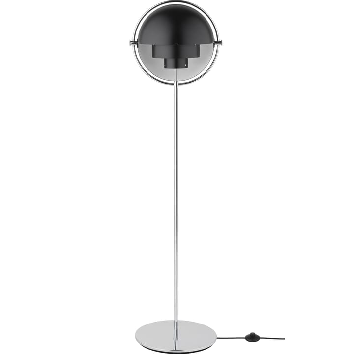 Multi-Lite floor lamp - Chrome-black - GUBI