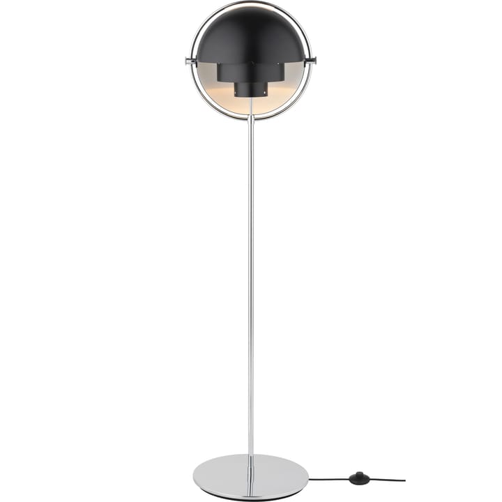 Multi-Lite floor lamp - Chrome-black - Gubi