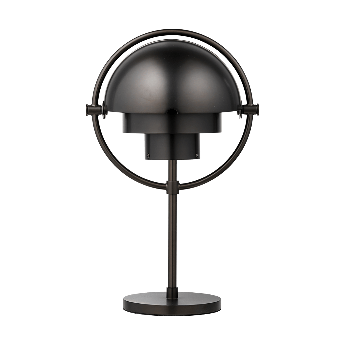 GUBI Multi-Lite portable lamp Black brass | Scandinavian Design | Desk & table lamps | Black