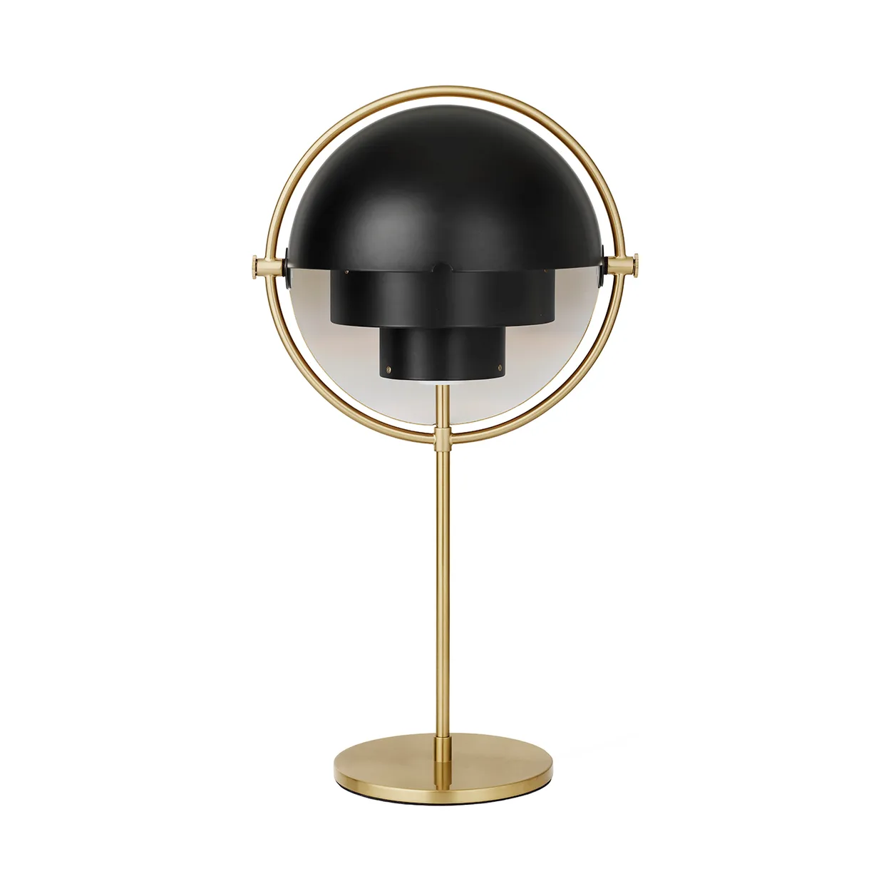 GUBI Multi-Lite table lamp brass-black | Scandinavian Design | Desk & table lamps | Black