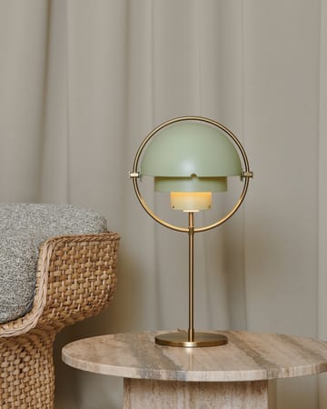 Multi-Lite table lamp - Brass-desert sage - GUBI