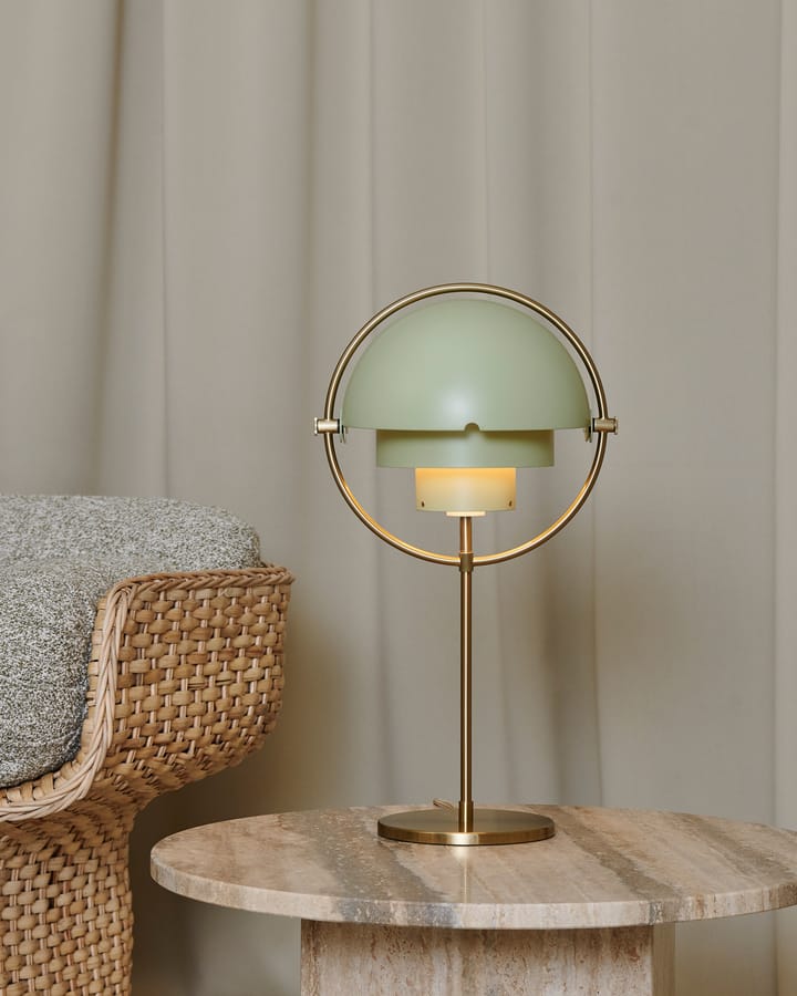 Multi-Lite table lamp - Brass-desert sage - GUBI