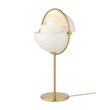 Multi-Lite table lamp - brass-white - Gubi