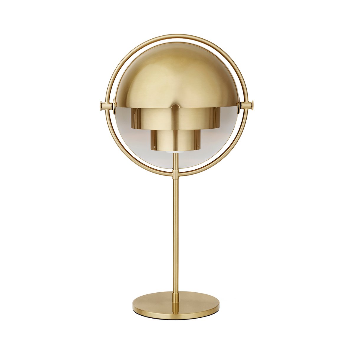 GUBI Multi-Lite table lamp brass | Scandinavian Design | Desk & table lamps | Gold-coloured