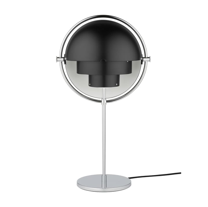 Multi-Lite table lamp - chrome-black - Gubi