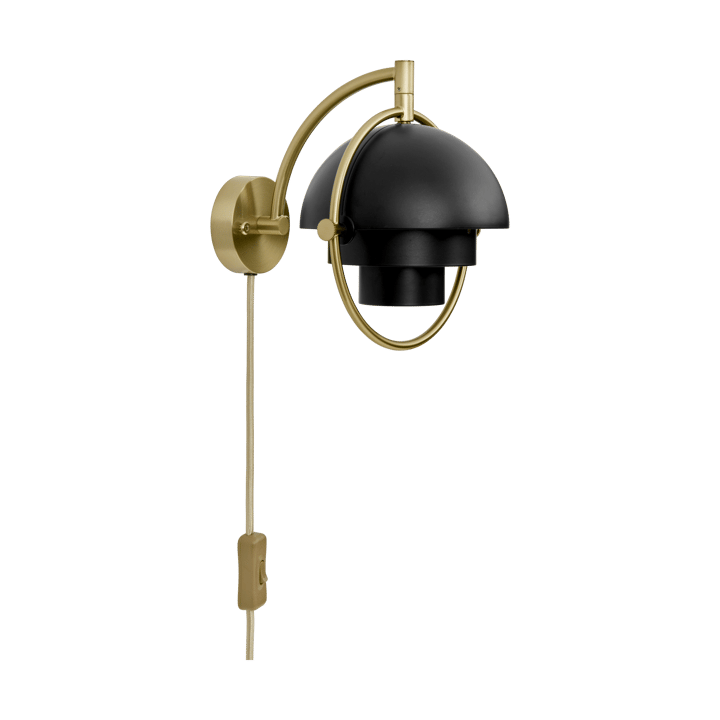 Multi-Lite wall lamp - Black-brass - GUBI