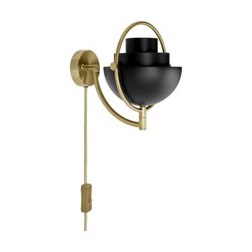 Multi-Lite wall lamp - Black-brass - GUBI