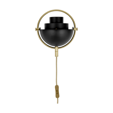 Multi-Lite wall lamp - Black-brass - GUBI