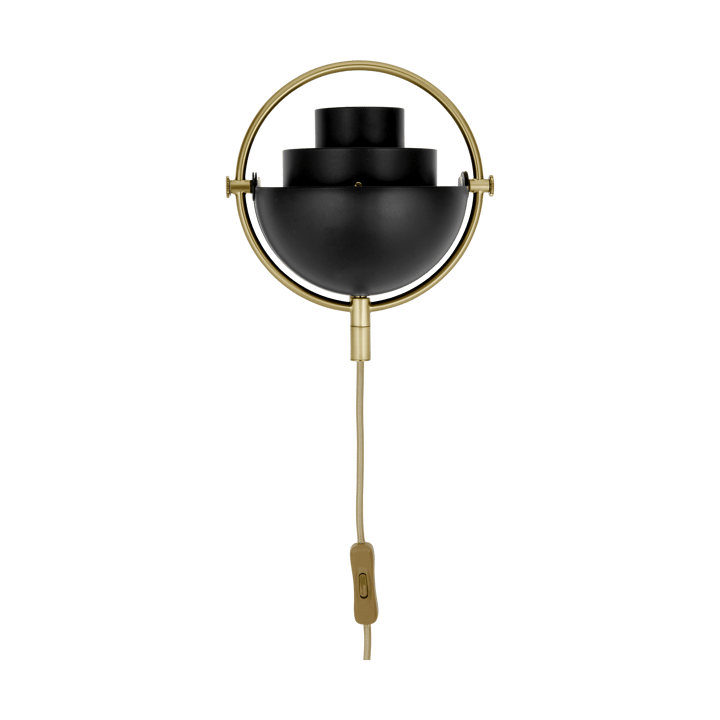 Multi-Lite wall lamp, Black-brass GUBI