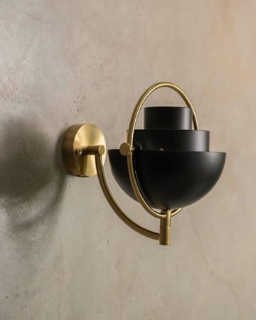 Multi-Lite wall lamp - Black-brass - GUBI