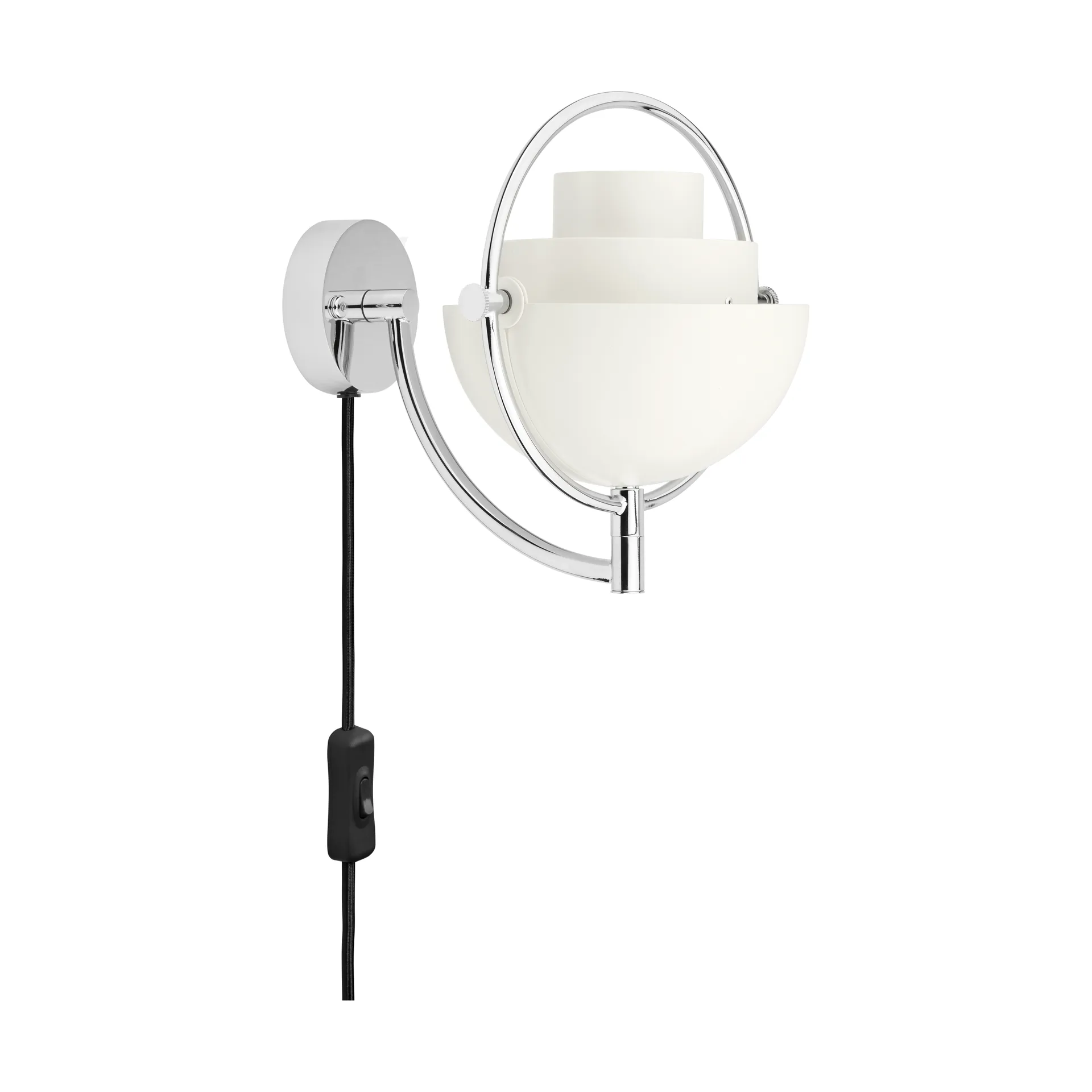 Multi-Lite wall lamp, White-chrome GUBI