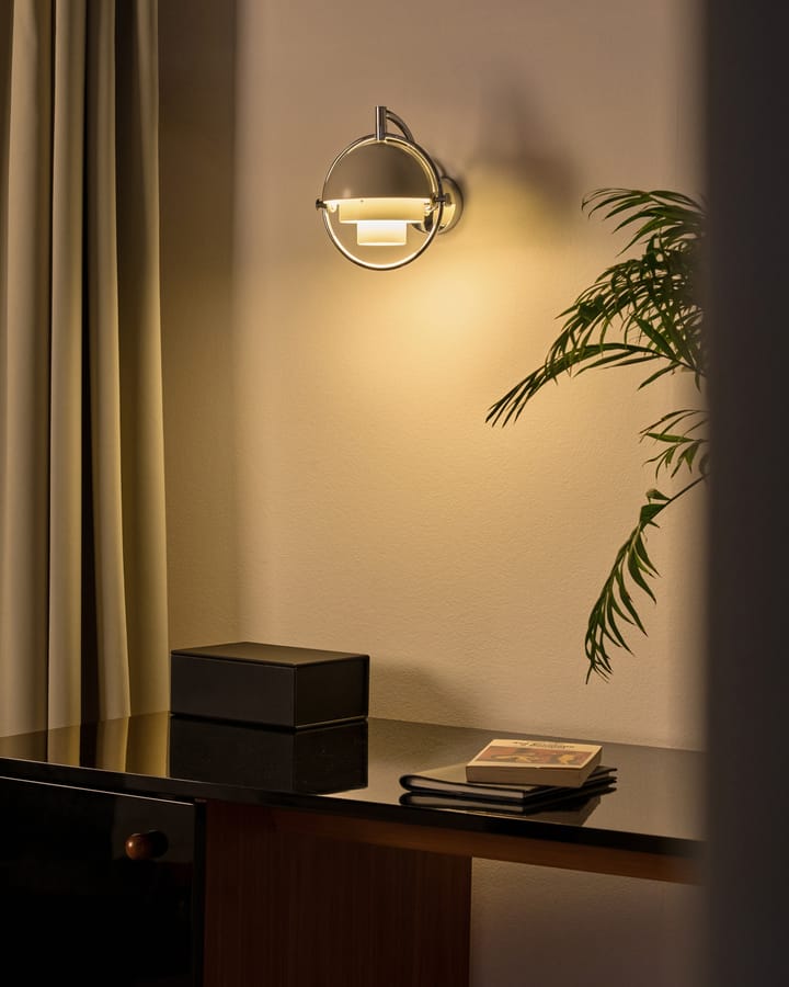 Multi-Lite wall lamp, White-chrome GUBI