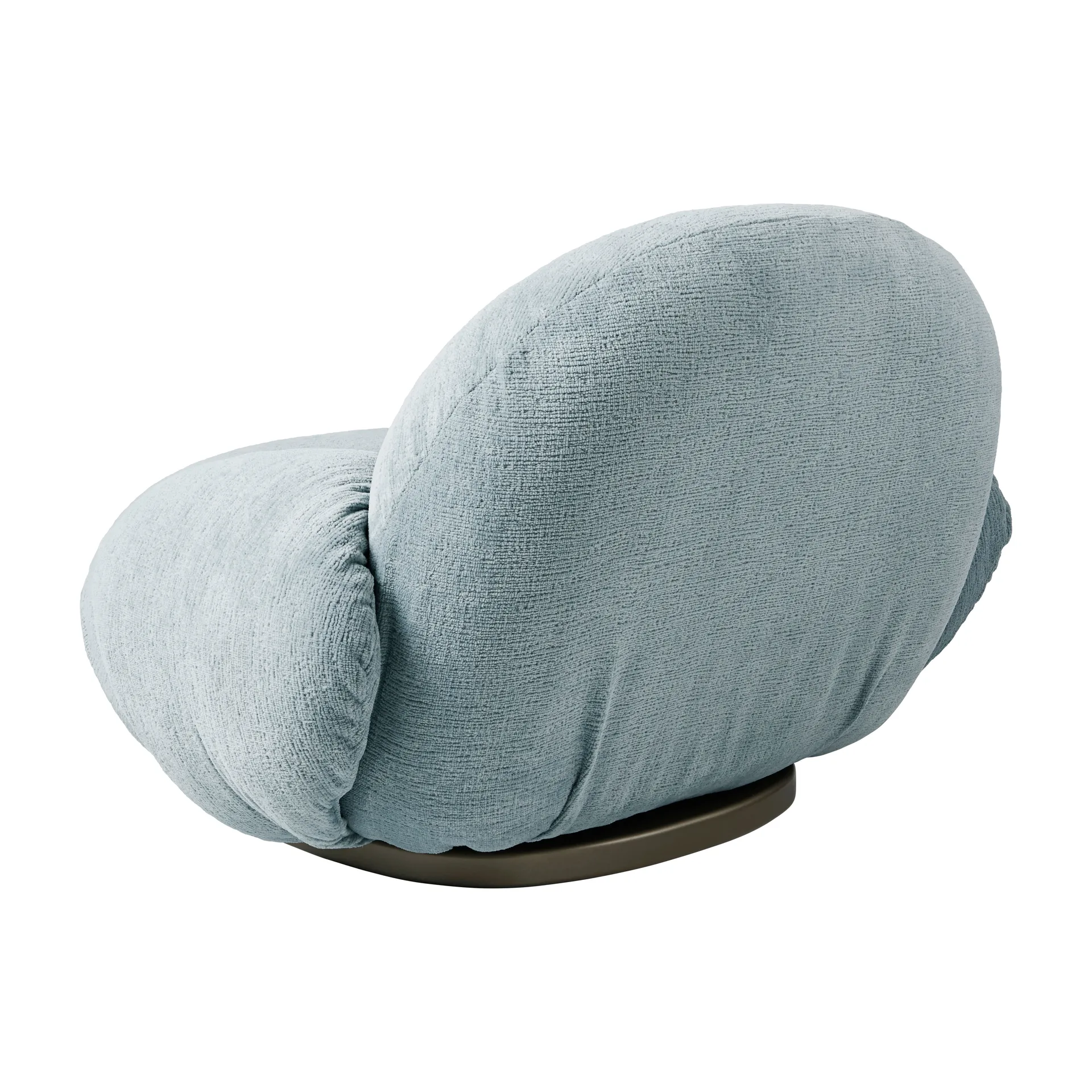 Pacha lounge chair with arm rest, Mumble 10-pearl gold GUBI