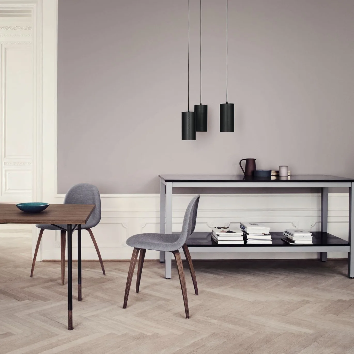 Pedrera H2O pendant lamp PD3, matte black GUBI