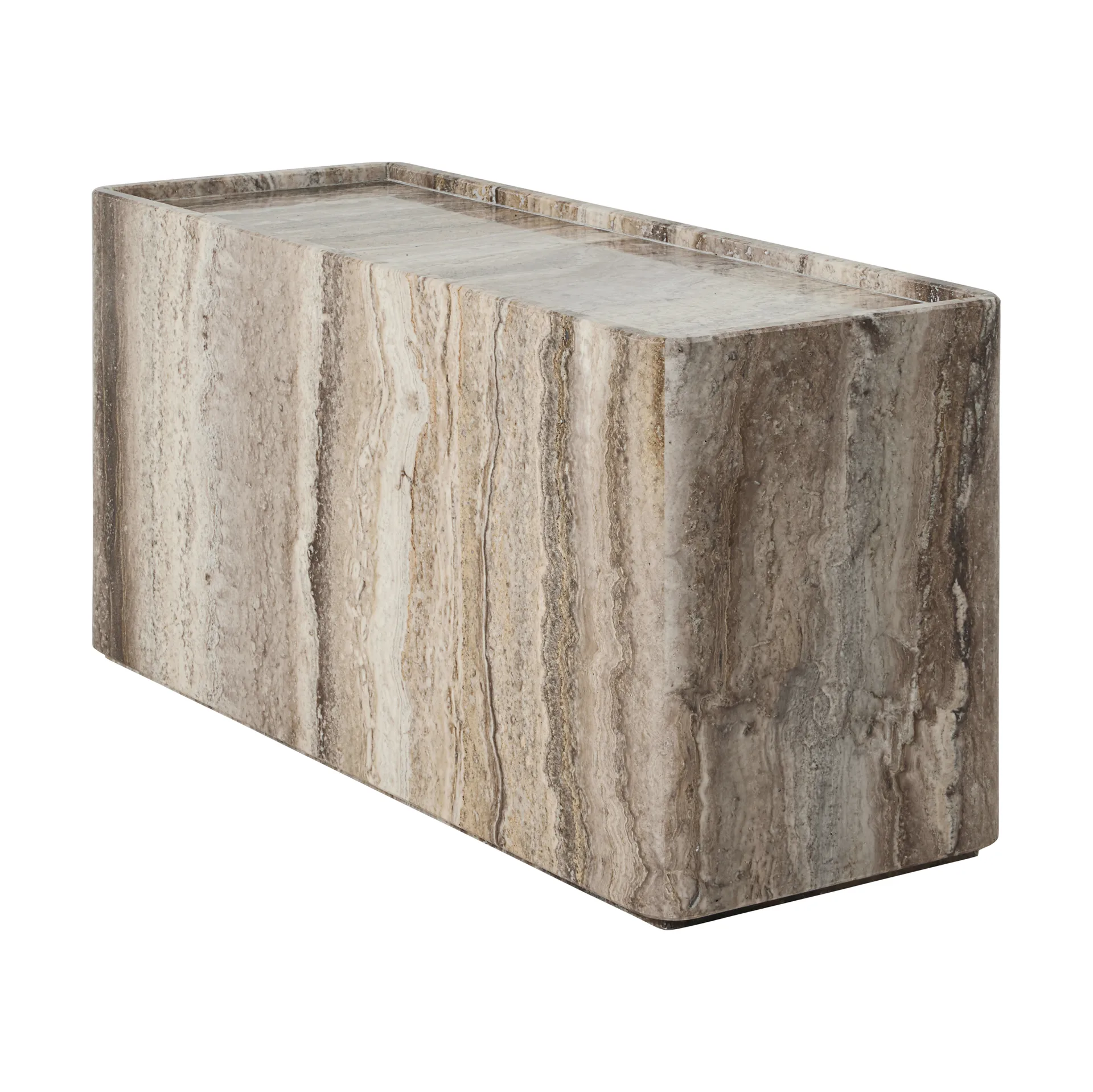 Pietra side table 30x80x40 cm, Lively sepia GUBI