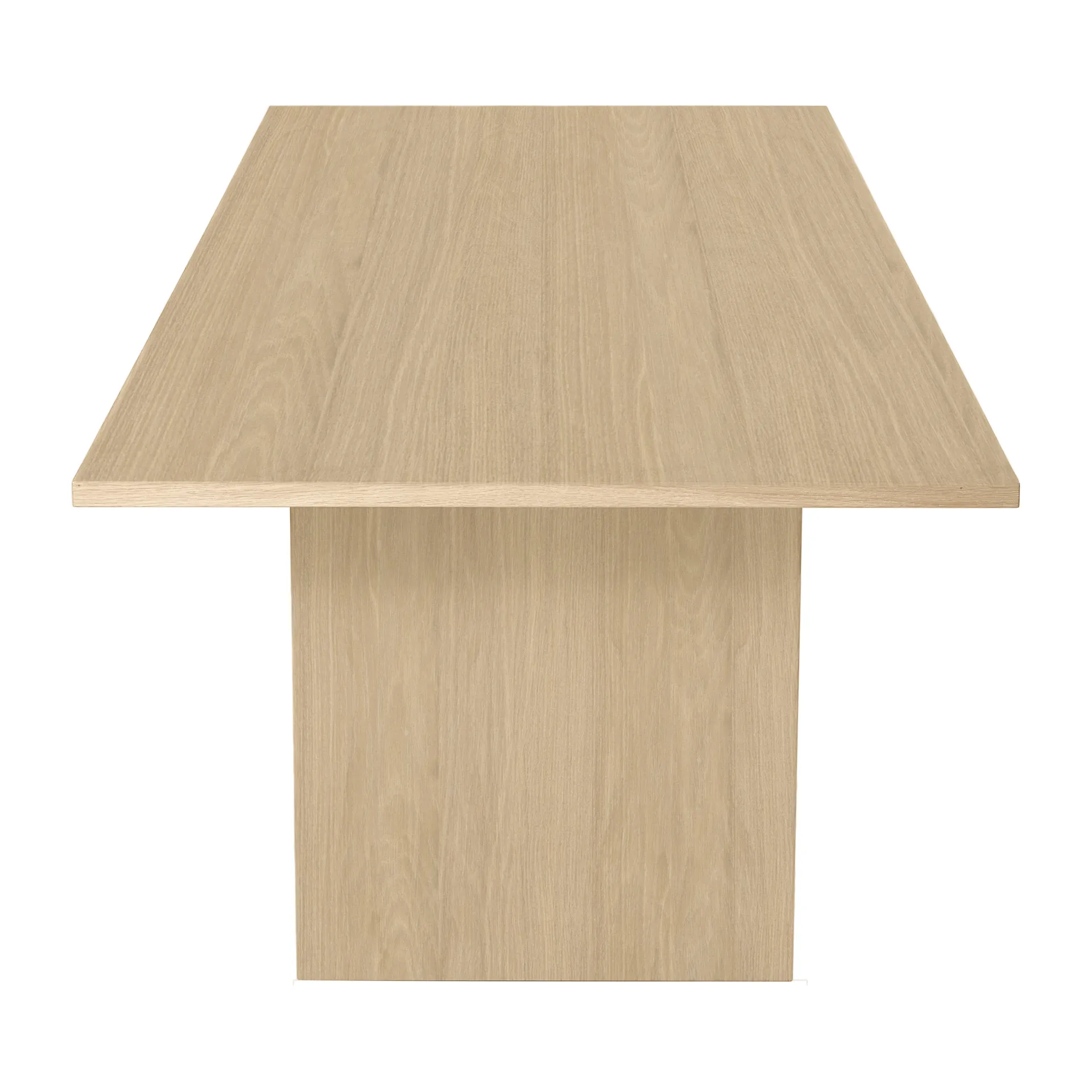 Private dining room table 100x260 cm, Light-stained oak GUBI
