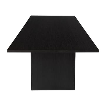Private dining room table 100x320 cm - Brown-black stained oak - GUBI