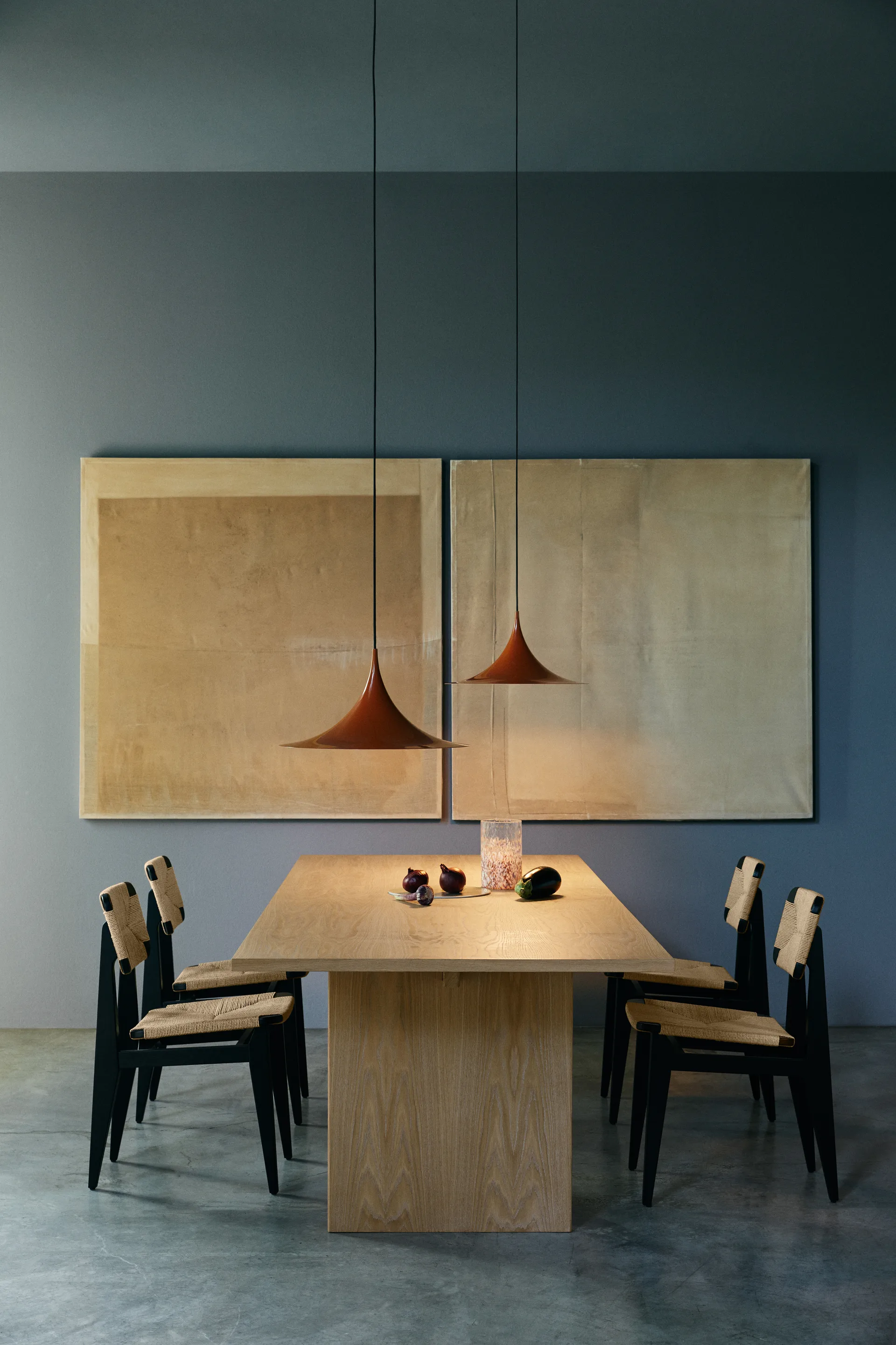 Private dining room table 100x320 cm, Light-stained oak GUBI