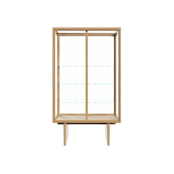 Private display cabinet - Glass. light stained oak - GUBI