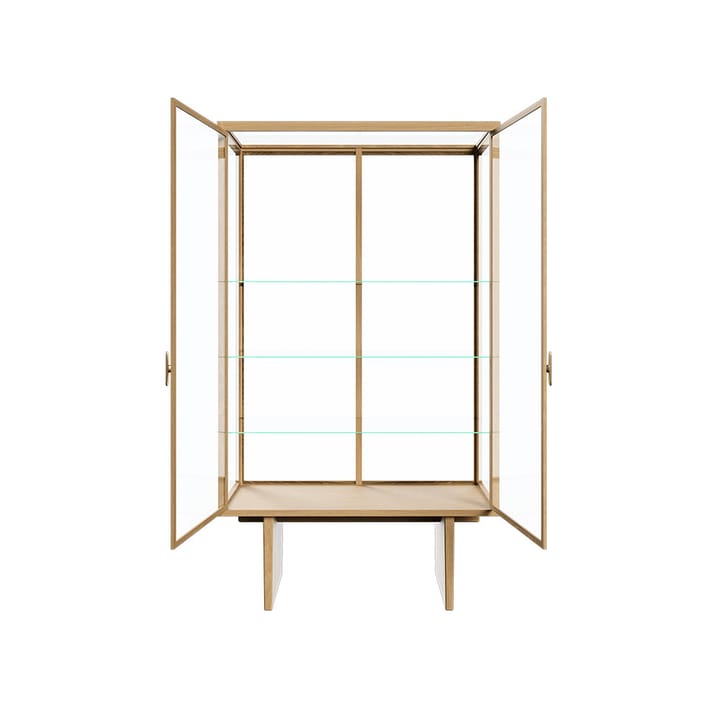 Private display cabinet - Glass. light stained oak - GUBI